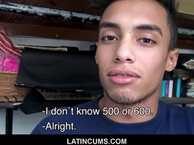 Latincums.com - young straight latino teen boy with braces gay for pay pov