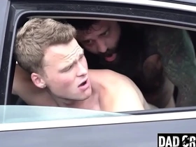 Big muscle step daddy fucking his young in car - markus kage and brent north - dadcreepy.com