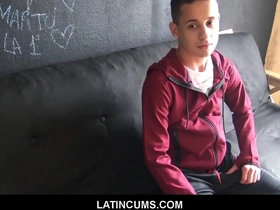 Latincums.com - young amateur latino twink boy fucked by stranger while producer records