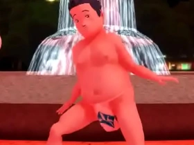 Japanese 3d gay dance