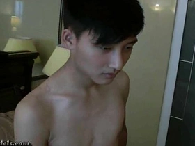 Asian boyz shower after cumshots